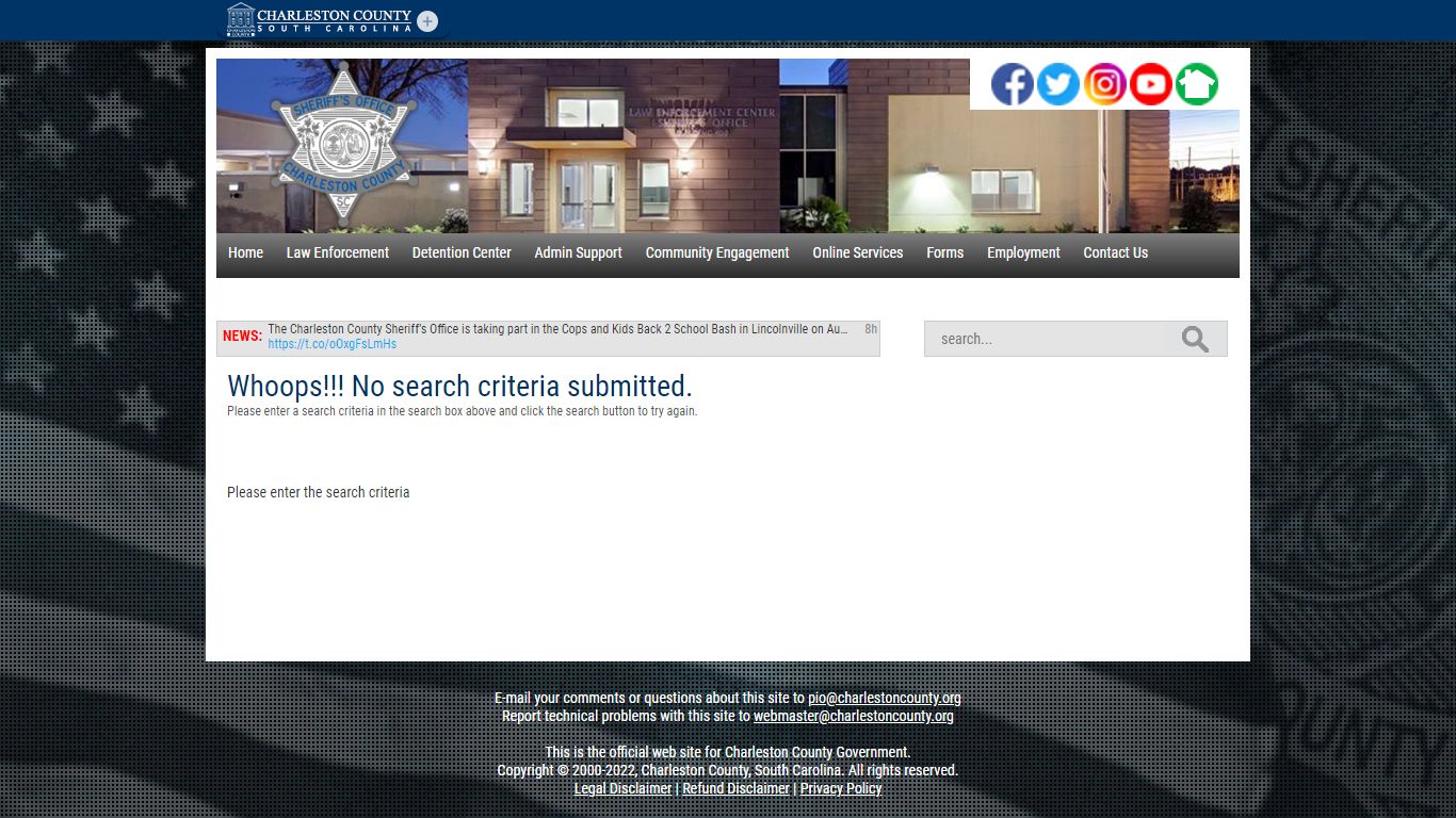 Search Results | Charleston County, SC